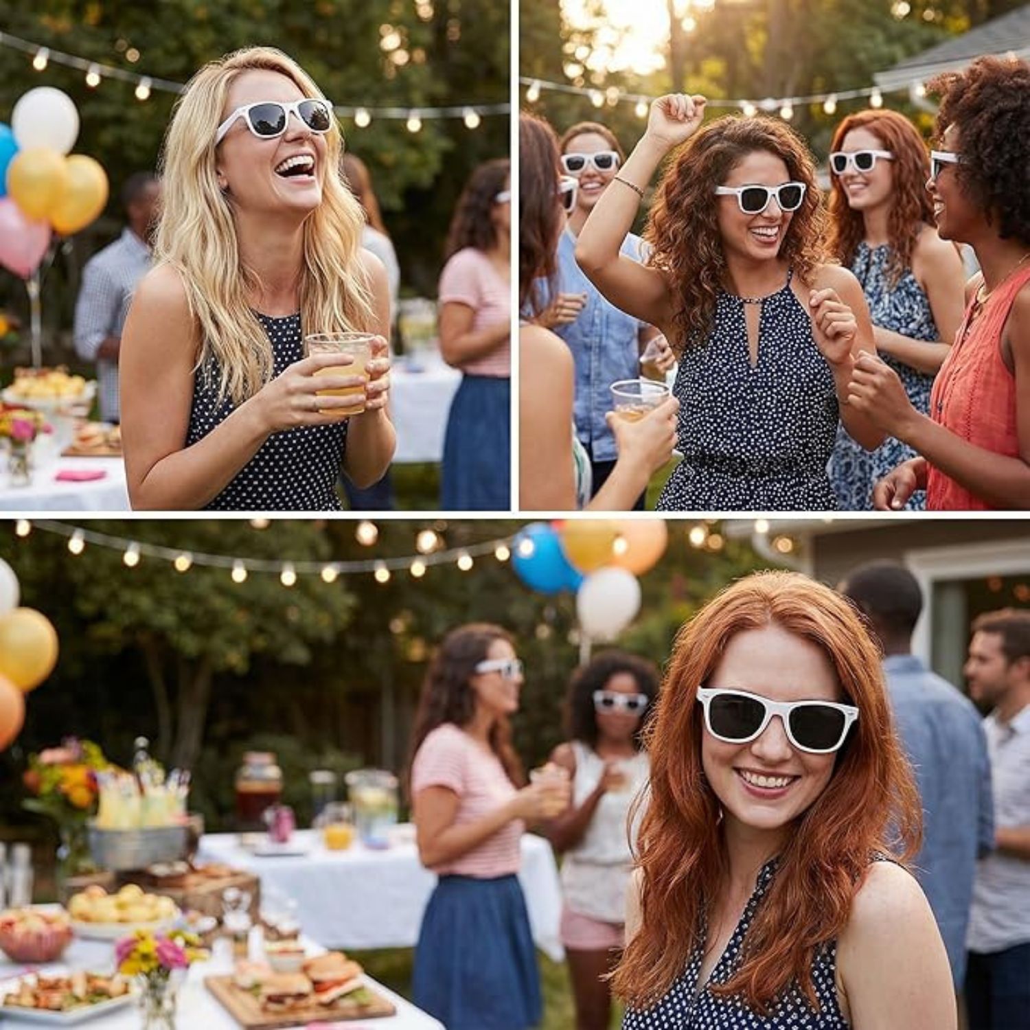 Retro Square Bulk Party Sunglasses