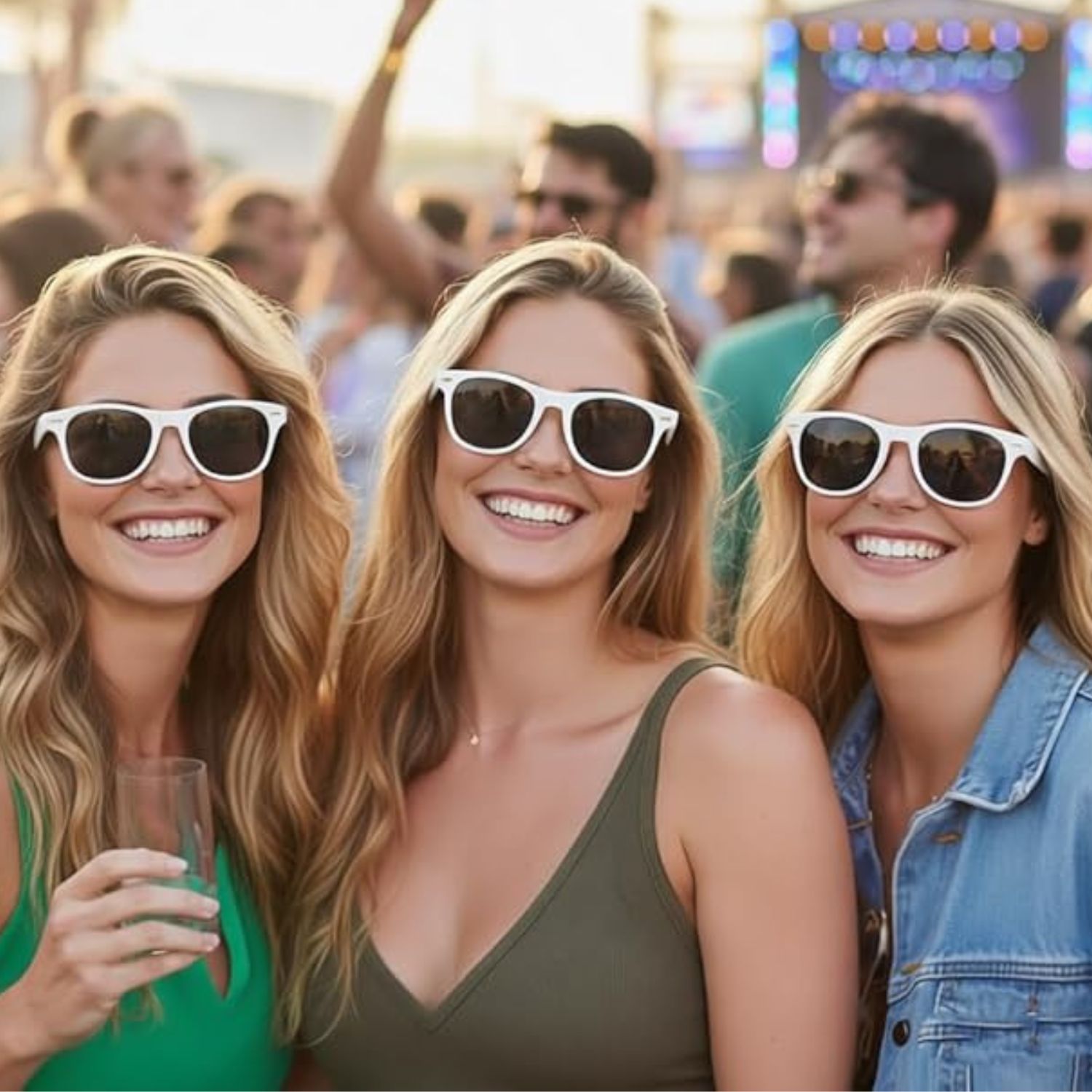 Retro Square Bulk Party Sunglasses: image 1
